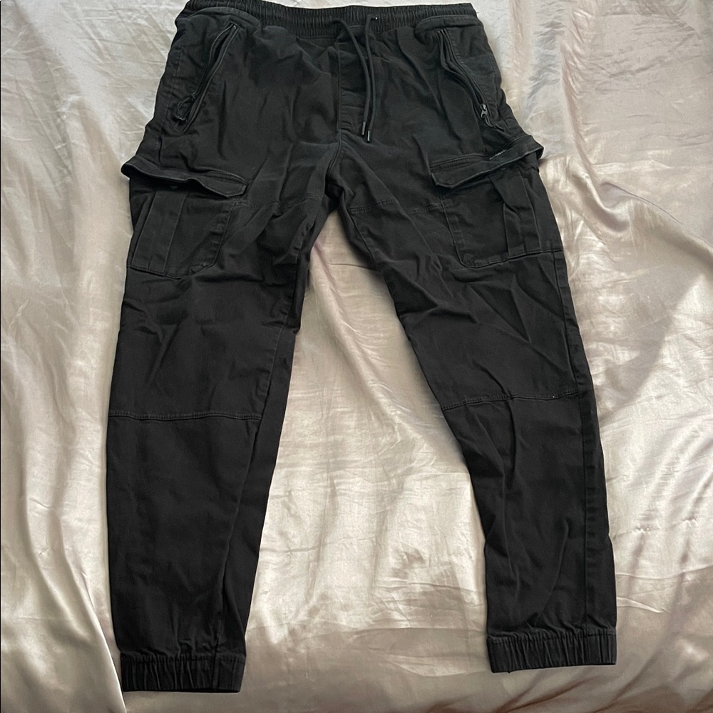 Hollister Men's Dark Cargo Pants